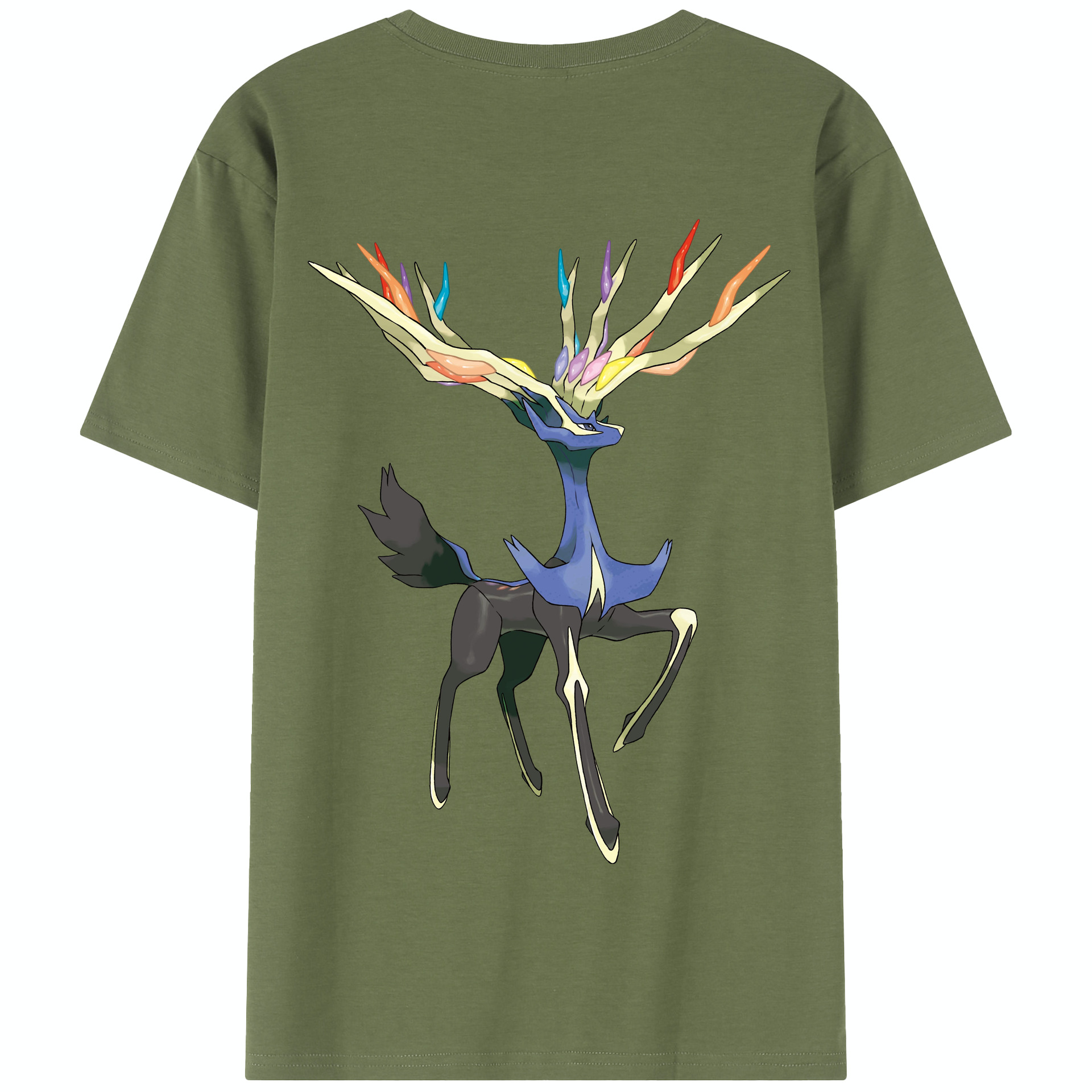 （画像用） ポケットモンスター Pokémon 綿100％半袖Tシャツ（背面プリント）